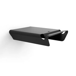 Rei 2-8070.18 Support mural fixe pour vélo en acier noir mat 36,5x32x28x8,5 cm max 25 kg