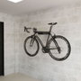 Rei 2-8070.18 Support mural fixe pour vélo en acier noir mat 36,5x32x28x8,5 cm max 25 kg