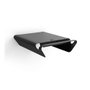 Rei 2-8070.18 Support mural fixe pour vélo en acier noir mat 36,5x32x28x8,5 cm max 25 kg