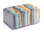 Kipit Organisateur 9 Compartiments pour Sweat Pantalon Tissu Nylon Gris Monté 44x29x20 cm (Set de 24)
