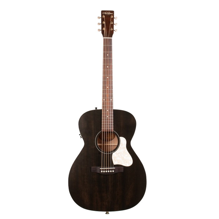 A&L Legacy Faded Black Presys II - Guitare Concert Hall Vintage avec électronique Fishman A&L Legacy Faded Black Presys II - Guitare Concert Hall Vintage avec électronique Fishman