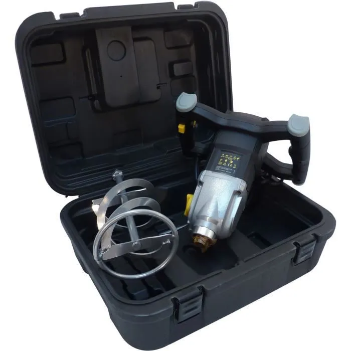 FARTOOLS MI 1200B Malaxeur Mélangeur 1200 W, 2 Vitesses Mécaniques (0-400/700 tr/min), Variateur Électronique, Spirale 120 mm, 220 V FARTOOLS MI 1200B Malaxeur Mélangeur 1200 W, 2 Vitesses Mécaniques (0-400/700 tr/min), Variateur Électronique, Spirale 120 mm, 220 V