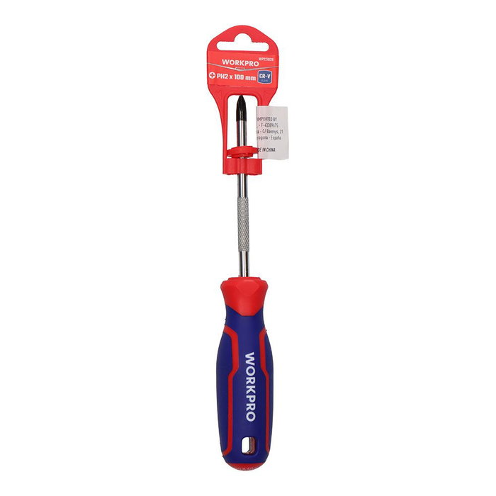 Workpro Tournevis Phillips PH2 x 100 mm Workpro Tournevis Phillips PH2 x 100 mm