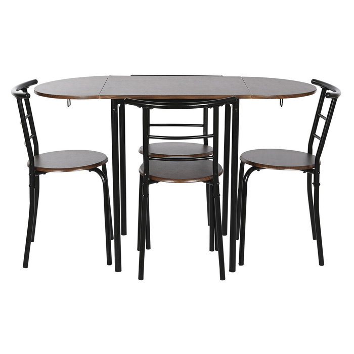 Ensemble Table + 4 Chaises DKD Home Decor 121 x 55 x 78 cm