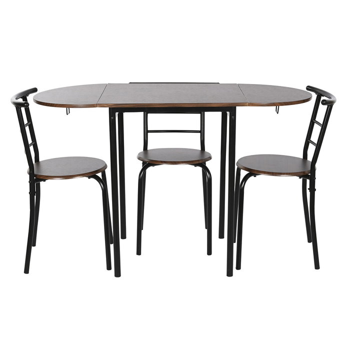 Ensemble Table + 4 Chaises DKD Home Decor 121 x 55 x 78 cm
