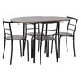 Ensemble Table + 4 Chaises DKD Home Decor 121 x 55 x 78 cm