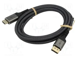 GOOBAY Câble DisplayPort vers HDMI 2m noir-gris