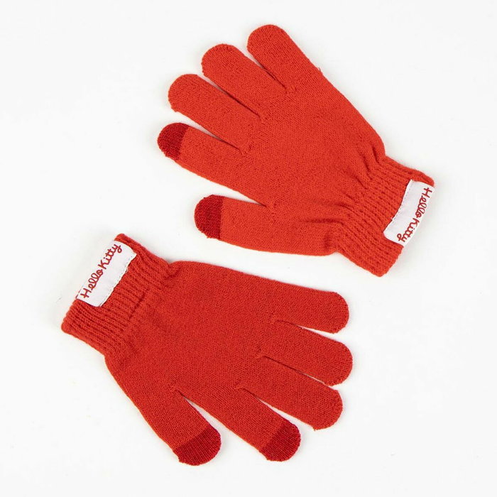 Bonnet et gants Hello Kitty Blanc 2 Pièces