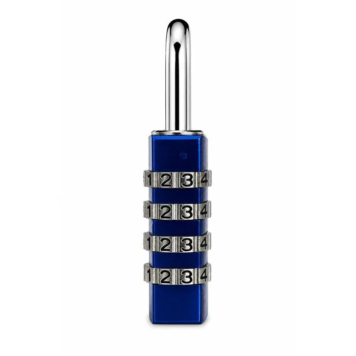 Abus 145/40 Cadenas à combinaison 4 chiffres Aluminium bleu