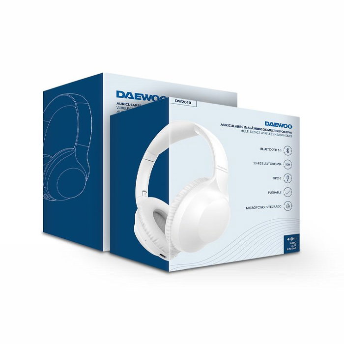 Casque Daewoo DW2010 Blanc