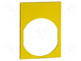 SCHNEIDER ELECTRIC Étiquette Harmony XB4 jaune 30x40mm