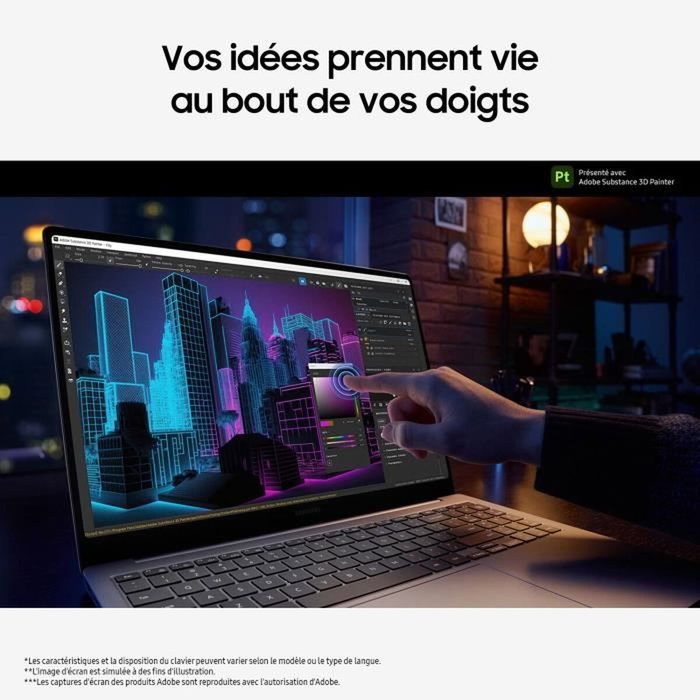 Samsung Galaxy Book4 Ultra 16 pouces - Intel Core Ultra 7 155H - 32 Go RAM - 1 To SSD - RTX 4050 - Gris
