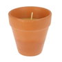 Citronella Bougie à la citronnelle en terre cuite Ø9 x 9,8 cm