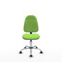 PIQUERAS Y CRESPO Chaise de bureau Algarra, tissu pistache, sans accoudoirs
