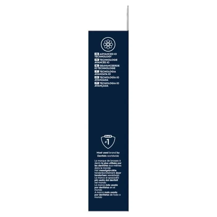 Oral-B - Brossettes iO Gentle Care - Pour brosses à dents électriques iO - Idéales gencives sensibles - Pack de 8 - Noir Oral-B - Brossettes iO Gentle Care - Pour brosses à dents électriques iO - Idéales gencives sensibles - Pack de 8 - Noir