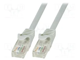 LOGILINK Cordon de raccordement Cat 6 U/UTP RJ45 0,25 m