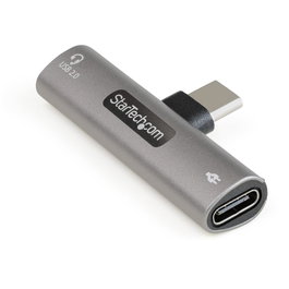 Startechcom Adaptateur Audio et Charge CDP2CAPDM USB-C 2 en 1 avec Power Delivery 60W