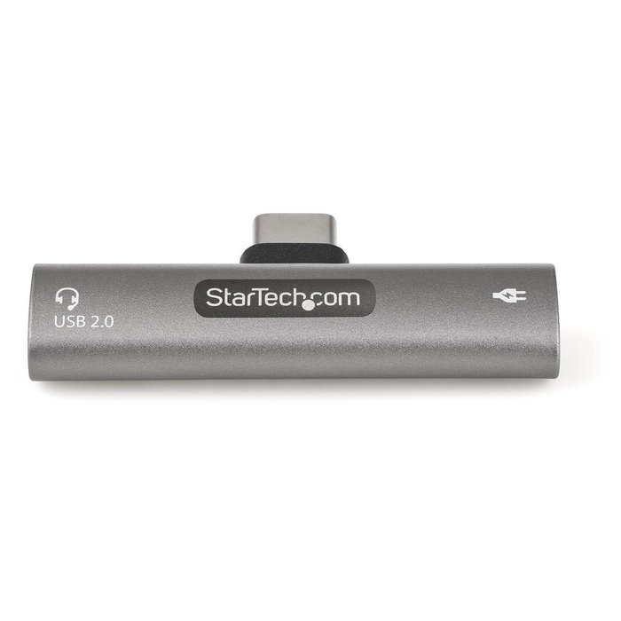 Startechcom Adaptateur Audio et Charge CDP2CAPDM USB-C 2 en 1 avec Power Delivery 60W
