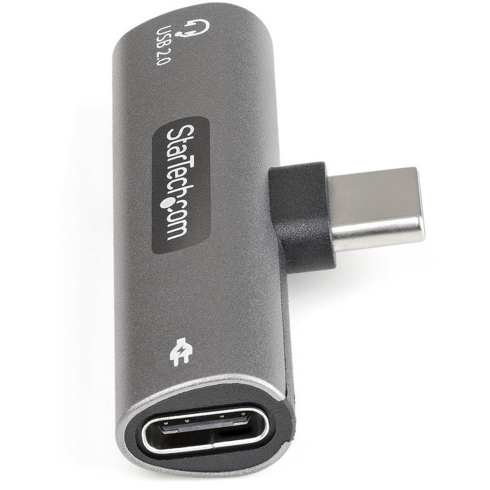 Startechcom Adaptateur Audio et Charge CDP2CAPDM USB-C 2 en 1 avec Power Delivery 60W