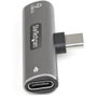 Startechcom Adaptateur Audio et Charge CDP2CAPDM USB-C 2 en 1 avec Power Delivery 60W