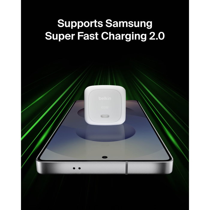 Belkin Boost Charge 65 W USB-C PD et PPS WCA011kqWH Blanc Belkin Boost Charge 65 W USB-C PD et PPS WCA011kqWH Blanc
