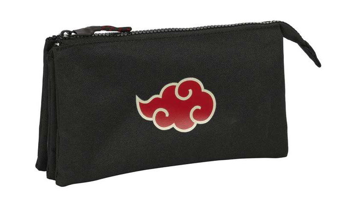 Safta Portatodo Triple Naruto Teen - Pochette triple à soufflet, polyester 600D - 22 x 12 x 3 cm, noir - Âge recommandé 3 ans Safta Portatodo Triple Naruto Teen - Pochette triple à soufflet, polyester 600D - 22 x 12 x 3 cm, noir - Âge recommandé 3 ans