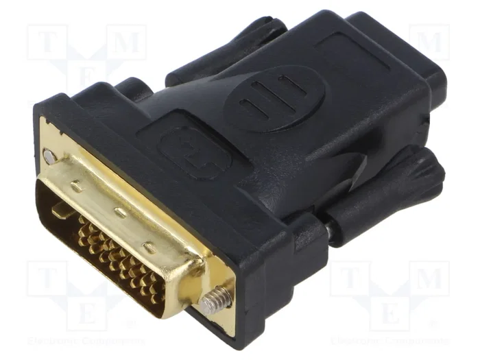 Lanberg Adaptateur HDMI femelle vers DVI-D (24+1) mâle Full HD 1080p noir