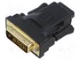 Lanberg Adaptateur HDMI femelle vers DVI-D (24+1) mâle Full HD 1080p noir
