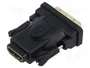 Lanberg Adaptateur HDMI femelle vers DVI-D (24+1) mâle Full HD 1080p noir