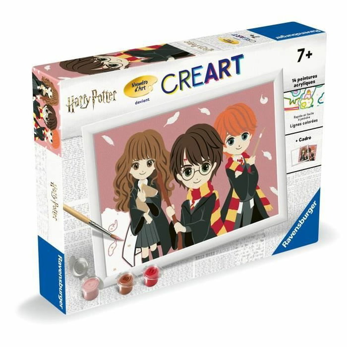 Ravensburger CreArt Kids Set de peinture par numéro - Portrait de groupe 18x24cm Ravensburger CreArt Kids Set de peinture par numéro - Portrait de groupe 18x24cm