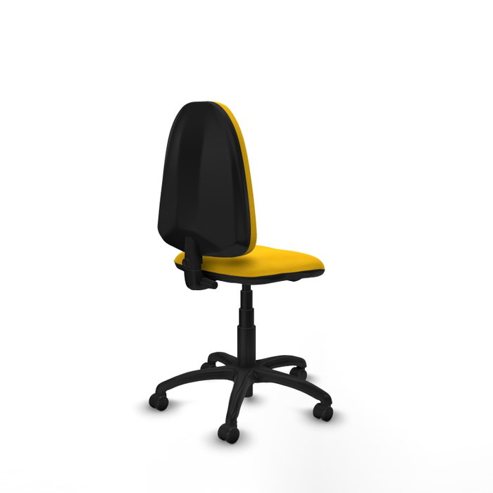 PIQUERAS Y CRESPO Chaise de bureau Aýna, Tissu Jaune, sans accoudoirs