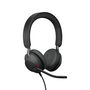 Jabra EV402S2 - Casque téléphonique avec micro pour bureau et centre d'appels - Noir
