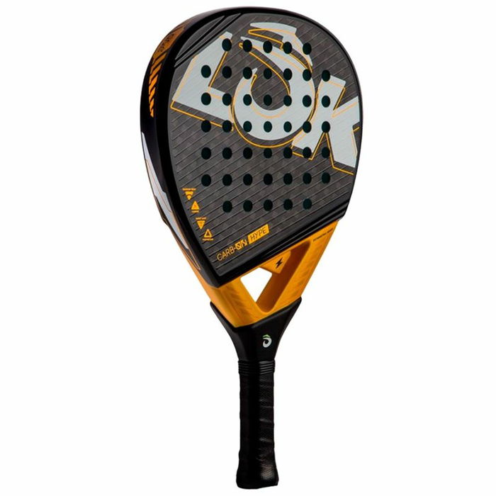 Raquette de Padel Lok Sports Carb-On Hype Noir Orange