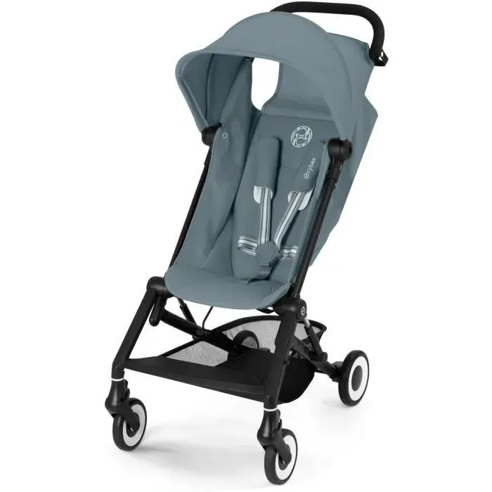 Cybex Agis Poussette Canne Ultra-Compacte 5-22 kg (6 mois-4 ans), Léger 6.3 kg, Compatible Avion - Stormy Blue Cybex Agis Poussette Canne Ultra-Compacte 5-22 kg (6 mois-4 ans), Léger 6.3 kg, Compatible Avion - Stormy Blue