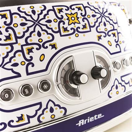 Ariete 156 Capri Tostador 4 Ranuras - Tostador 4 fentes avec 6 niveaux de cuisson, fonction décongélation et plateau à miettes amovible Ariete 156 Capri Tostador 4 Ranuras - Tostador 4 fentes avec 6 niveaux de cuisson, fonction décongélation et plateau à miettes amovible