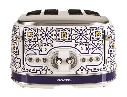 Ariete 156 Capri Tostador 4 Ranuras - Tostador 4 fentes avec 6 niveaux de cuisson, fonction décongélation et plateau à miettes amovible Ariete 156 Capri Tostador 4 Ranuras - Tostador 4 fentes avec 6 niveaux de cuisson, fonction décongélation et plateau à miettes amovible