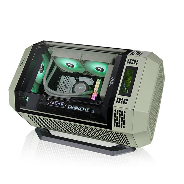 Thermaltake Kit de Support Tour Rack Tower 300 Vert Matcha, Conversion Tour vers Rack