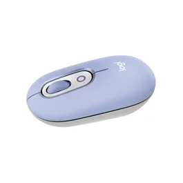 Logitech Pop Mouse - Souris sans fil Lilas, connexion jusqu'à 3 appareils via Bluetooth, technologie FLOW et bouton Easy-Switch, pour Windows, Mac, Chrome OS, Android