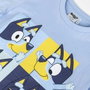 T-shirt à manches courtes enfant Bluey Bleu clair