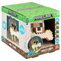 PALADONE Lampe figurine Minecraft Glow Buddies Loup - Lampadaire décoratif 16 cm - Fonctionne sur piles