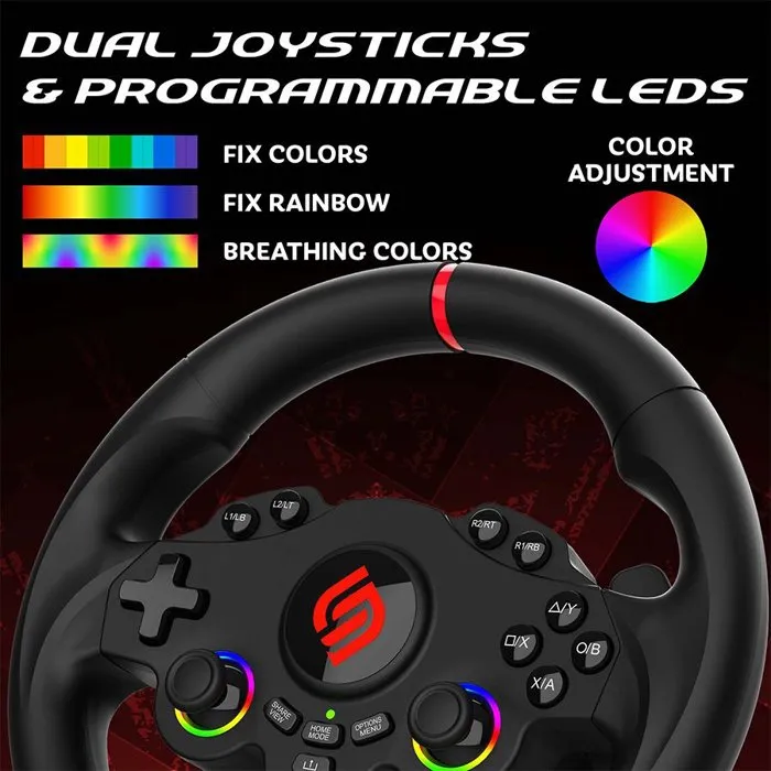Subsonic Volant gaming SUBSONIC - Double joysticks LED