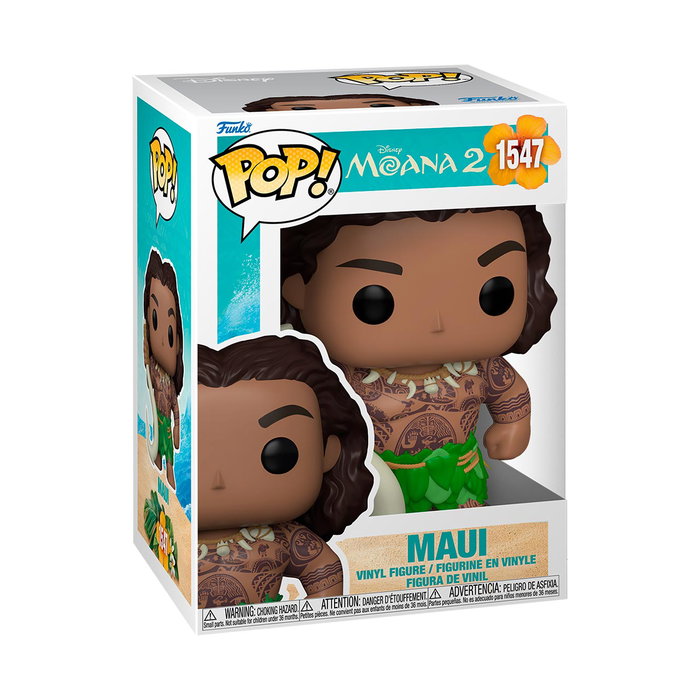 Funko POP! Maui avec Crochet - Vaiana 2 : La Légende du bout du monde Funko POP! Maui avec Crochet - Vaiana 2 : La Légende du bout du monde