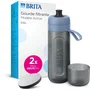 BRITA Gourde filtrante Active, vert pastel, filtration eau portable avec 2 microdiscs inclus, réduction chlore et impuretés