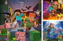 Ravensburger - Puzzle 3 en 1 Minecraft de 49 pièces chacun - Puzzle pour enfant à partir de 8 ans - Instructions multilingues