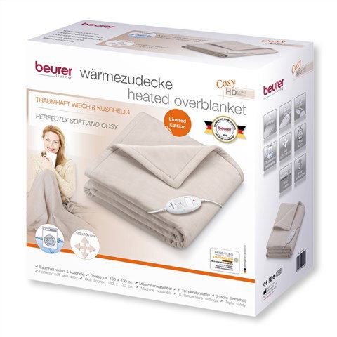 Beurer HD-75 BLANCA Couverture Électrique Blanche