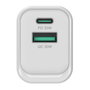 Conceptronic ALTHEA1933 Chargeur Mural 33W USB-C et USB-A Blanc