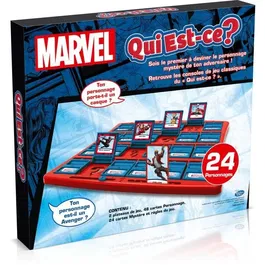 Winning Moves - Qui Est-Ce ? Édition Marvel - Jeu de société - 24 personnages Marvel - Version française