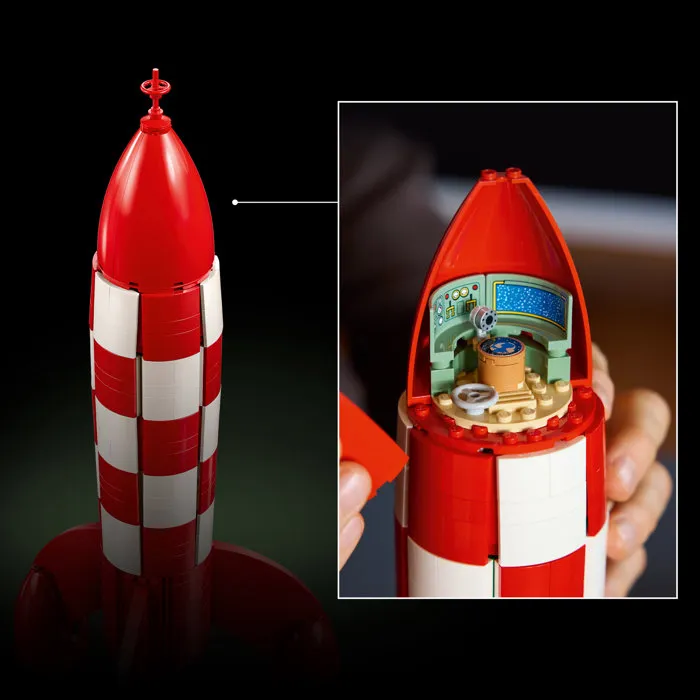 LEGO Ideas La Fusée de Tintin 21367 - Set de Construction Adulte