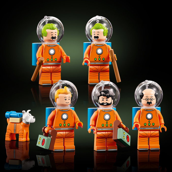 LEGO Ideas Le Cohete Lunaire de Tintin 21367 - Set de Construction pour Adultes, 1283 Pièces, 18+ Ans