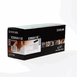 Lexmark Toner Cartouche E260A11E Noir pour Imprimante - Cartouche d'Encre Originale